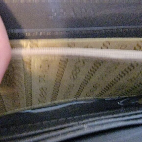 PRADA  Zipper Long Wallet Purse Clutch Nylon  Gray - Picture 12 of 16